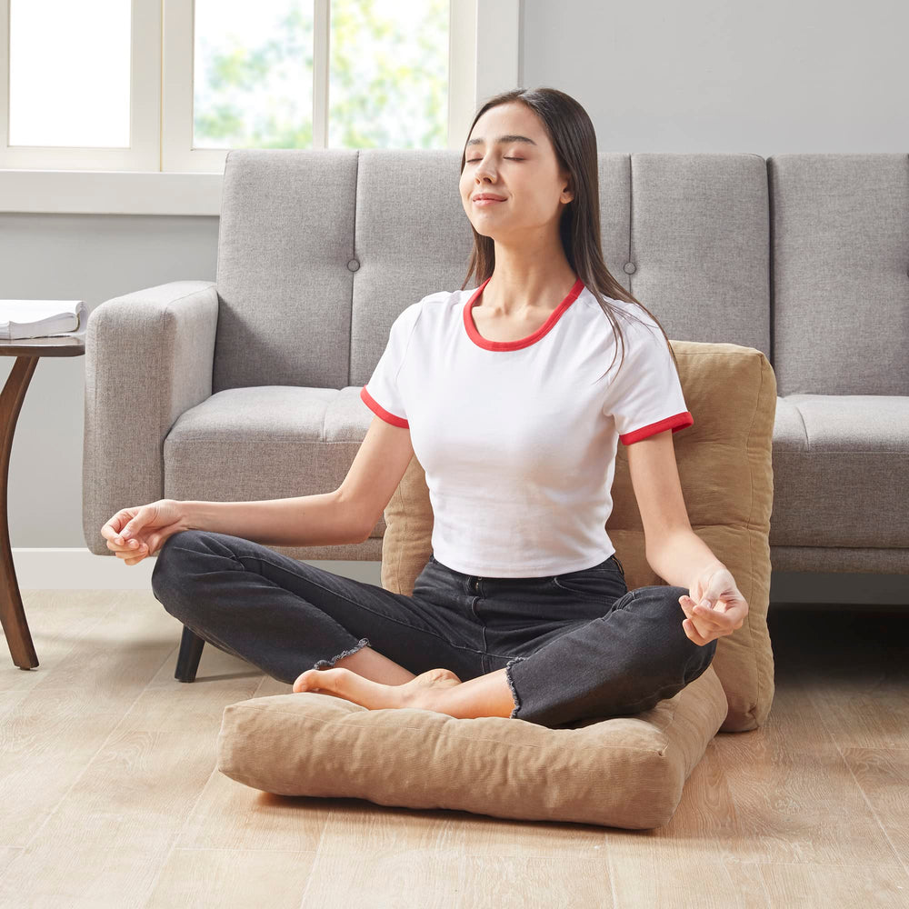 Degrees of Comfort coussin utilisé pour méditation offrant position assise stable