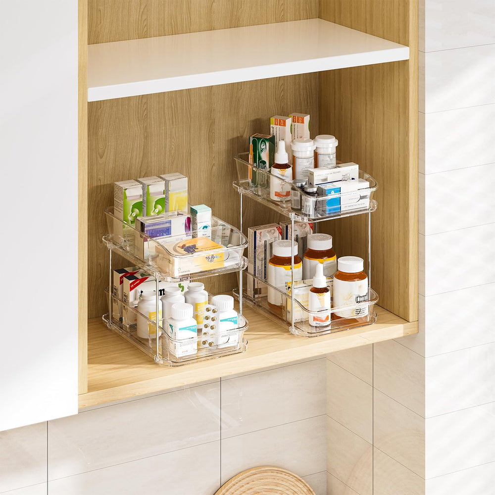Delamu en contexte salle de bain organise flacons et soins