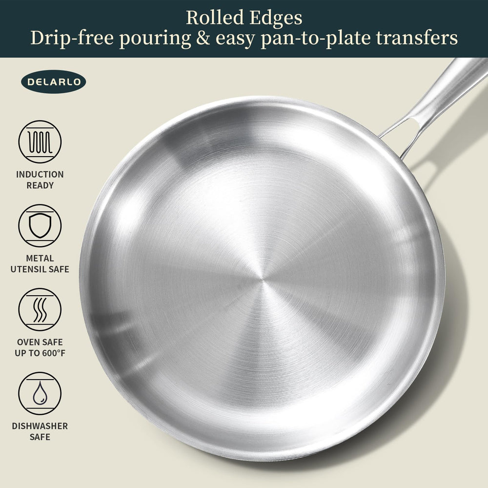 DELARLO vue dessous montrant fond plat optimisé pour contact et stabilité