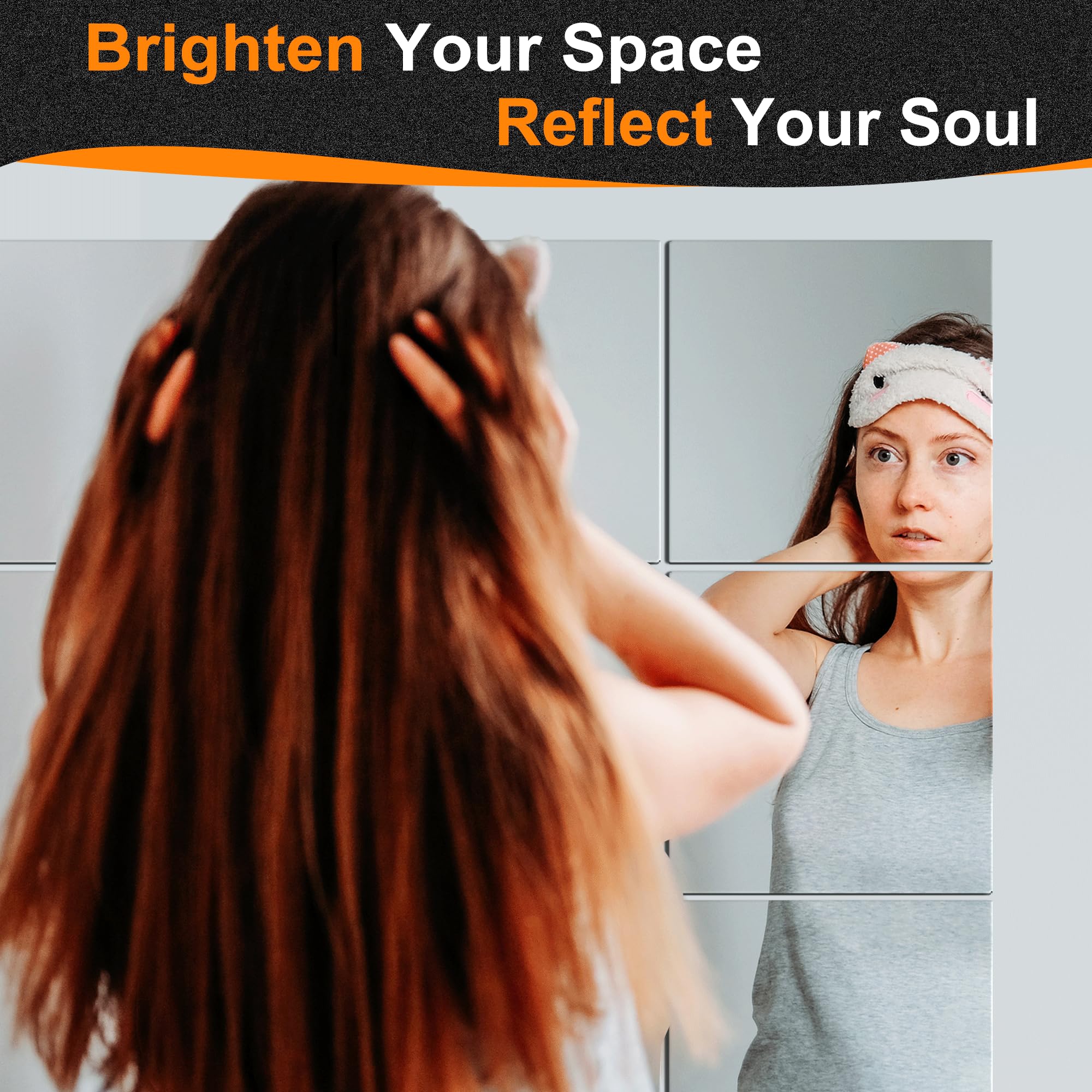 Delma miroir bords satinés sécurité accrue pour la manipulation
