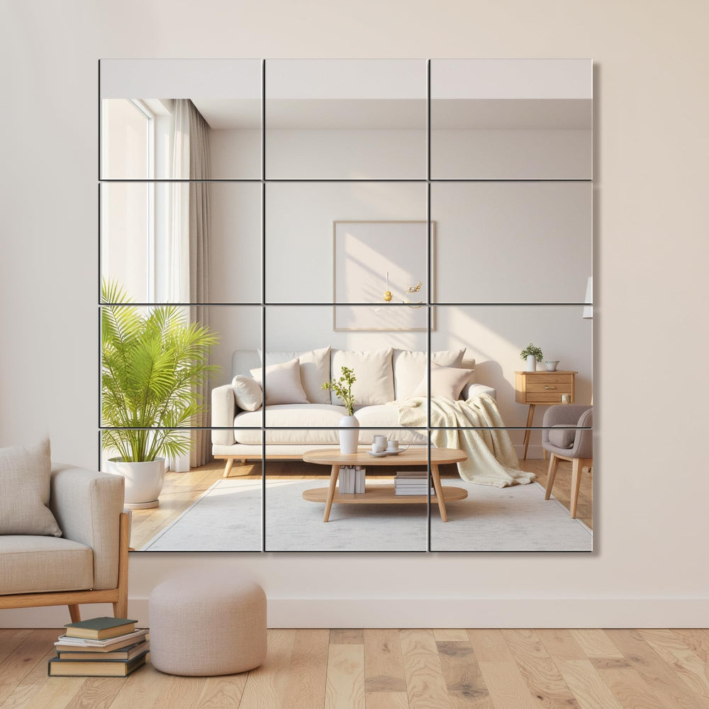 Delma miroirs appliqués dans dressing pour meilleure visibilité et style