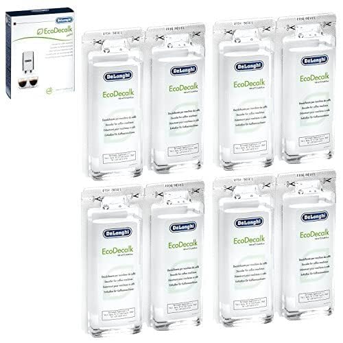 De'Longhi gros plan poudre EcoDecalk montrant texture soluble écologique