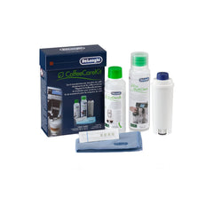 De'Longhi kit packaging montrant le coffret complet et composants pour entretien