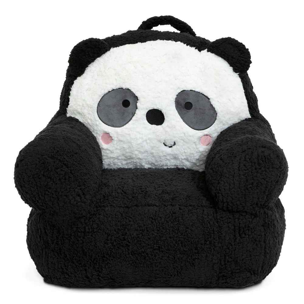 Delta Children fauteuil panda face montrant confort et invitation à la lecture