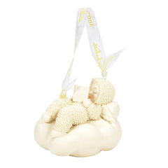 Department 56 ange sur un nuage vue de face montrant charme et finition
