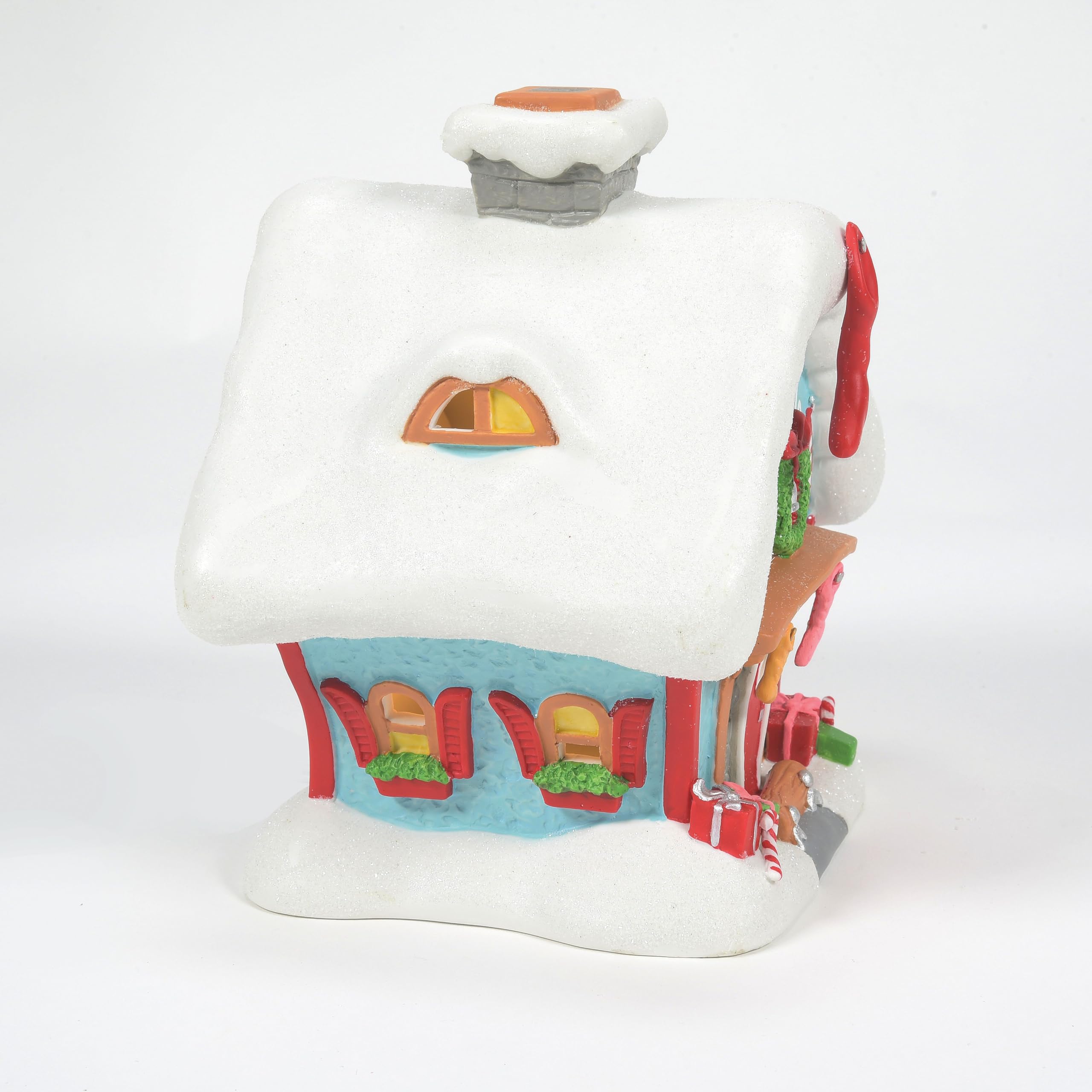 Department 56 enseigne boutique Who‑Ville détaillée pour authenticité
