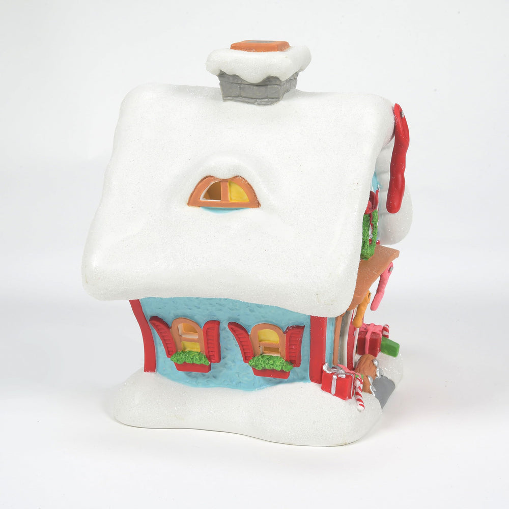 Department 56 enseigne boutique Who‑Ville détaillée pour authenticité