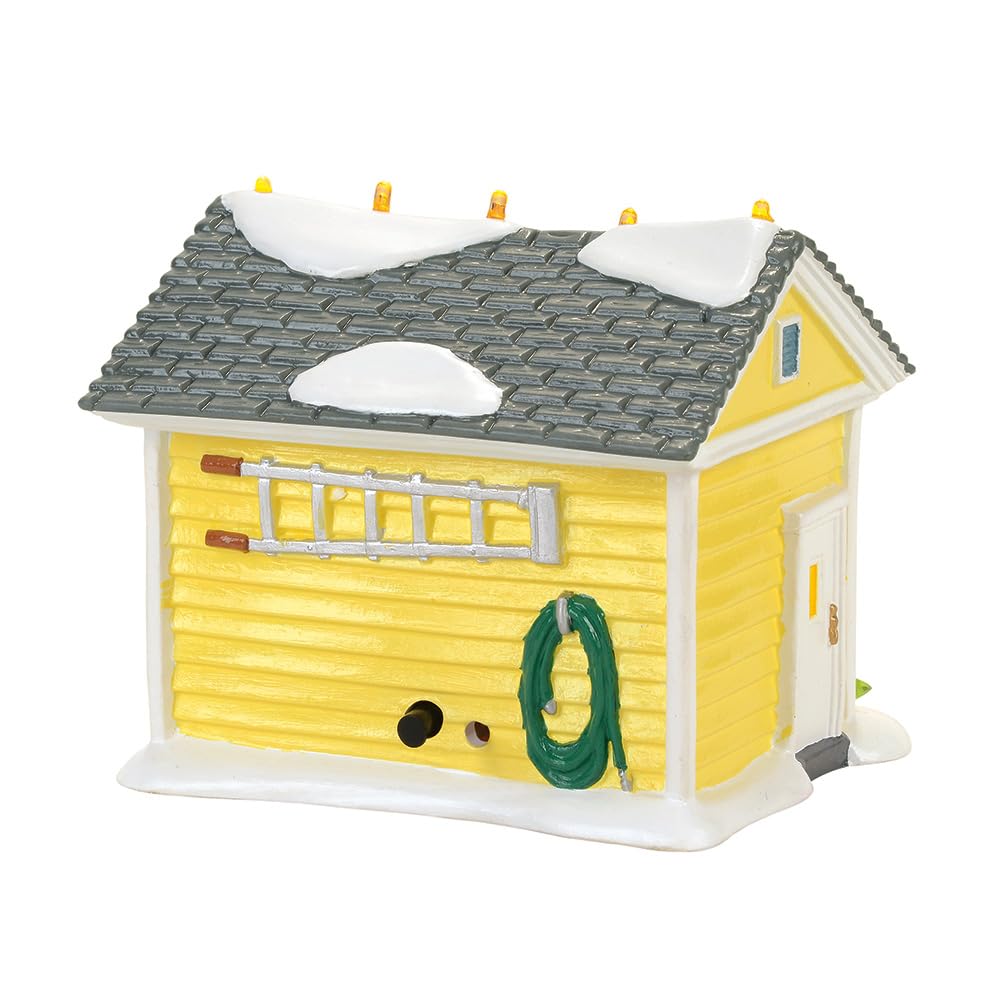 Department 56 gros plan peinture mains révélant finitions réalistes