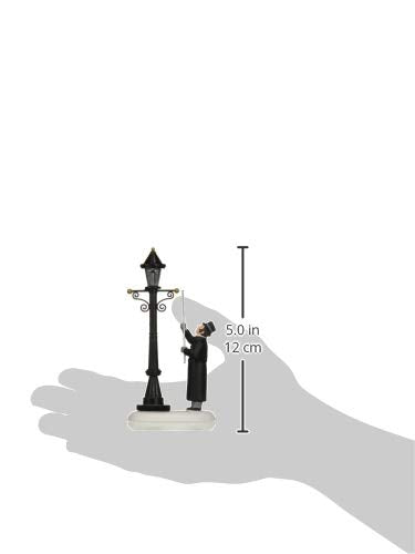 Department 56 Lighting the Lane en situation dans un village Dickens, ajoute réalisme festif