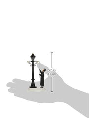 Department 56 Lighting the Lane en situation dans un village Dickens, ajoute réalisme festif