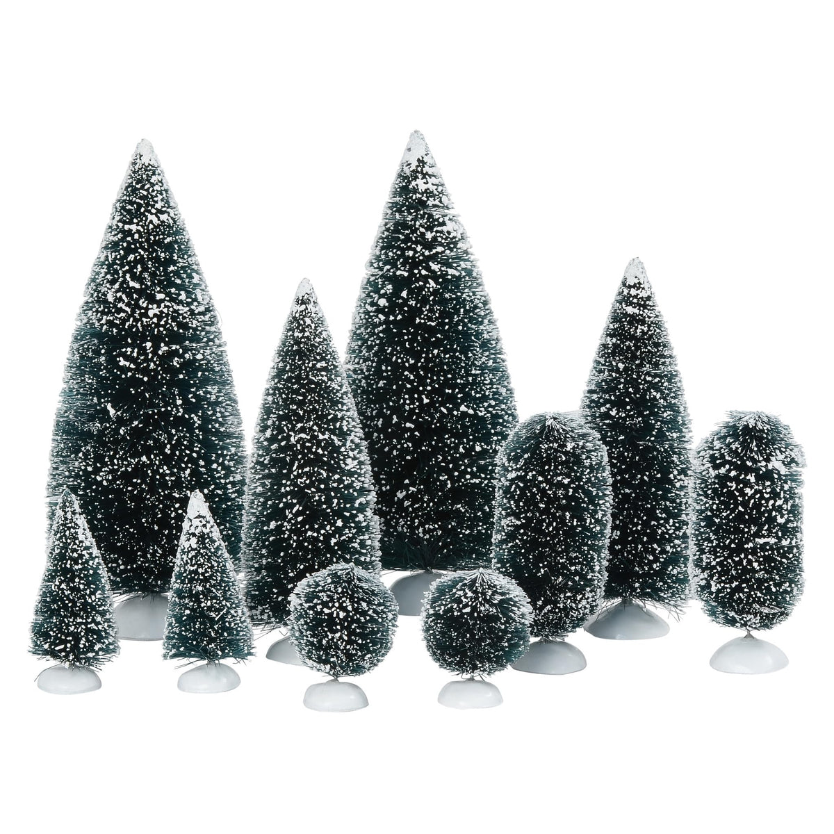 Department 56 lot topiaires vue avant, ajoute du charme paysager
