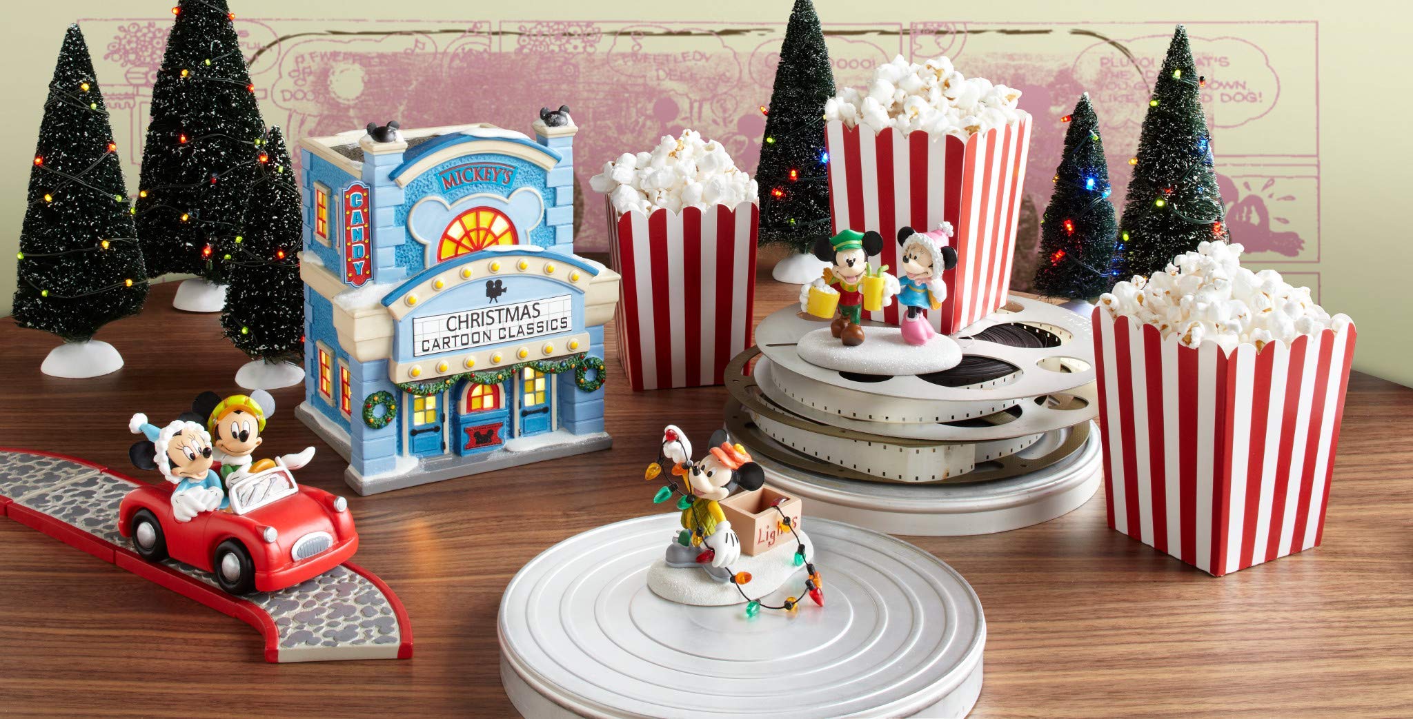Department 56 Mickey photo de profil souligne la peinture et textures fines