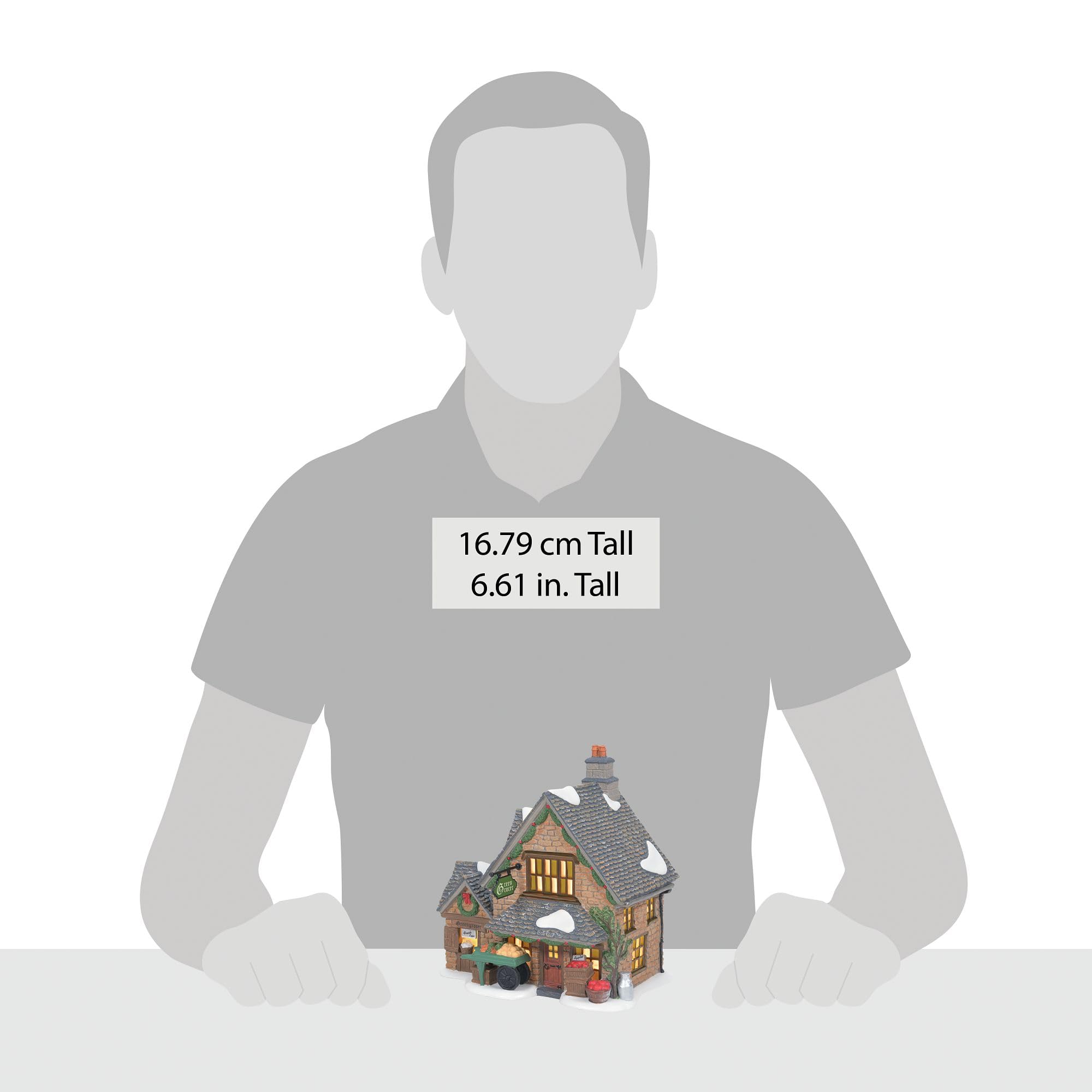 Department 56 mise en scène décorative montrant utilité pour vitrines