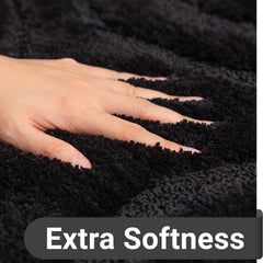 DEXDE tapis placé devant une douche montrant absorption et sécurité