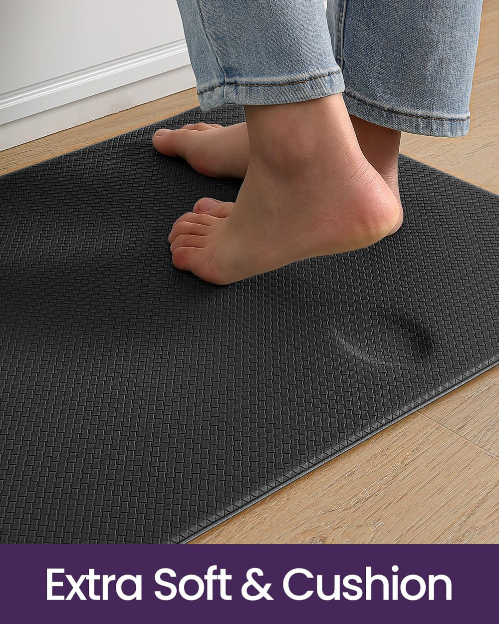 DEXI coupe montrant épaisseur 0,4" pour soutien amorti