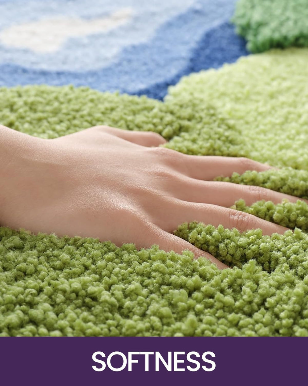 DEXI tapis absorbe eau après douche gardant pieds secs