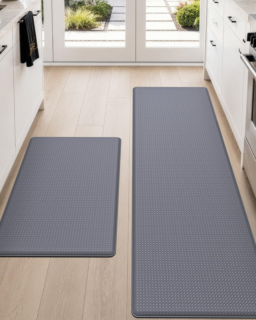 DEXI ensemble de tapis vue de face offrant confort pour longues stations debout
