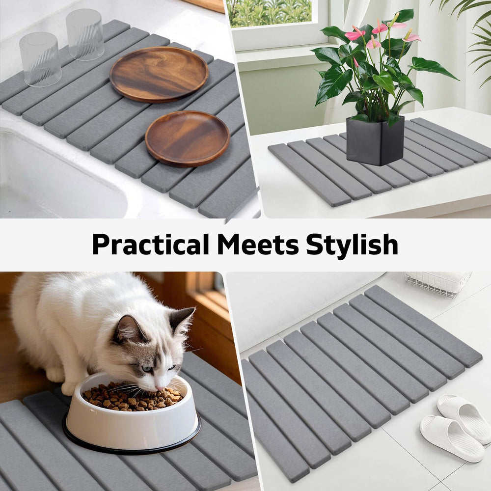 DFJKJUU tapis posé en cuisine moderne, protège et décore le plan de travail