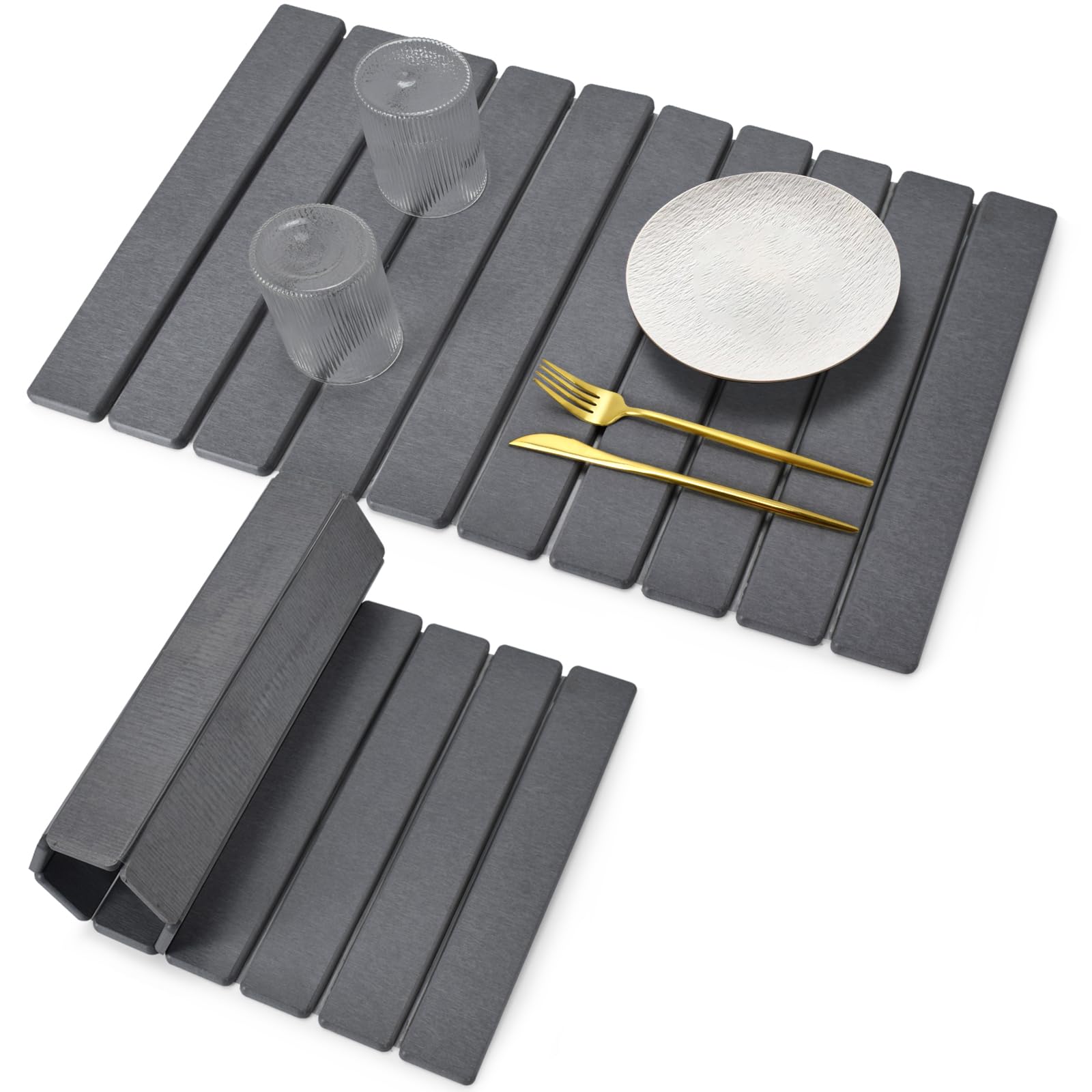 DFJKJUU tapis face avant sur plan de travail, grande surface absorbante