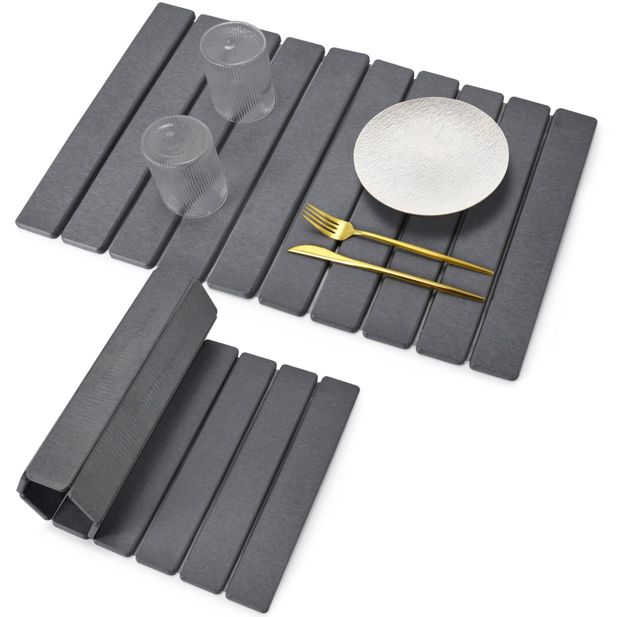DFJKJUU tapis face avant sur plan de travail, grande surface absorbante