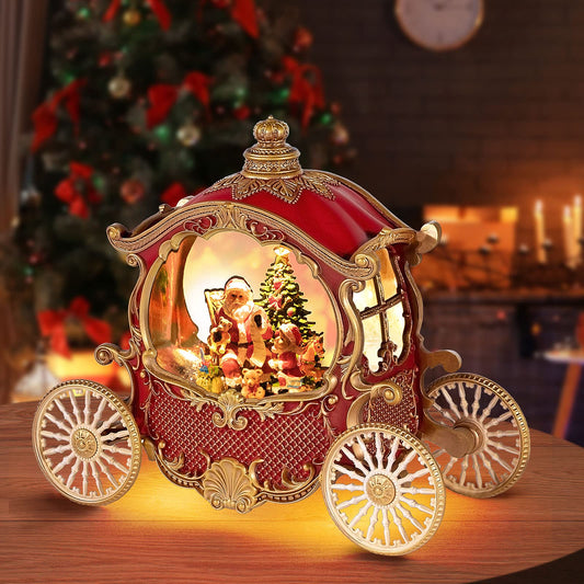 DGSCAK globe carrosse face avant montrant design vintage et atmosphère festive