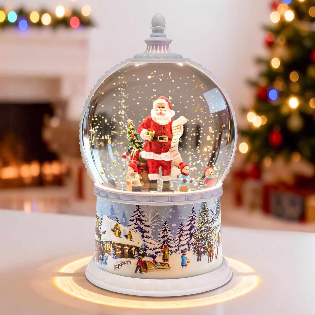 DGSCAK globe devant packaging montrant design et cadeau festif