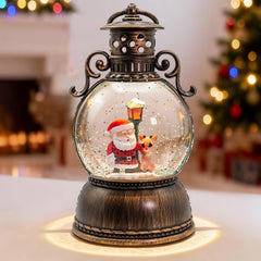 DGSCAK lanterne face montrant scène de Noël et ambiance chaleureuse