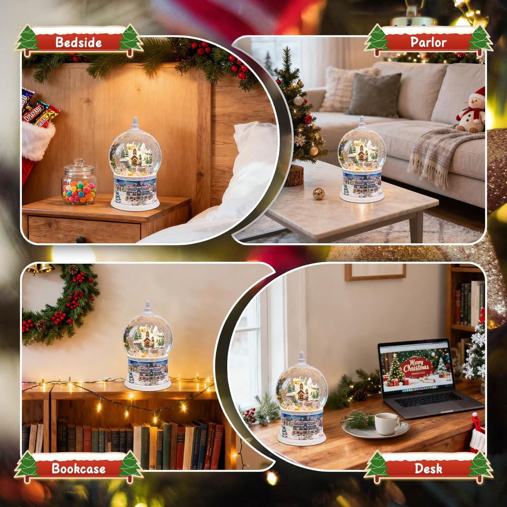 DGSCAK mise en situation sur table de Noël apportant décor festif et musical