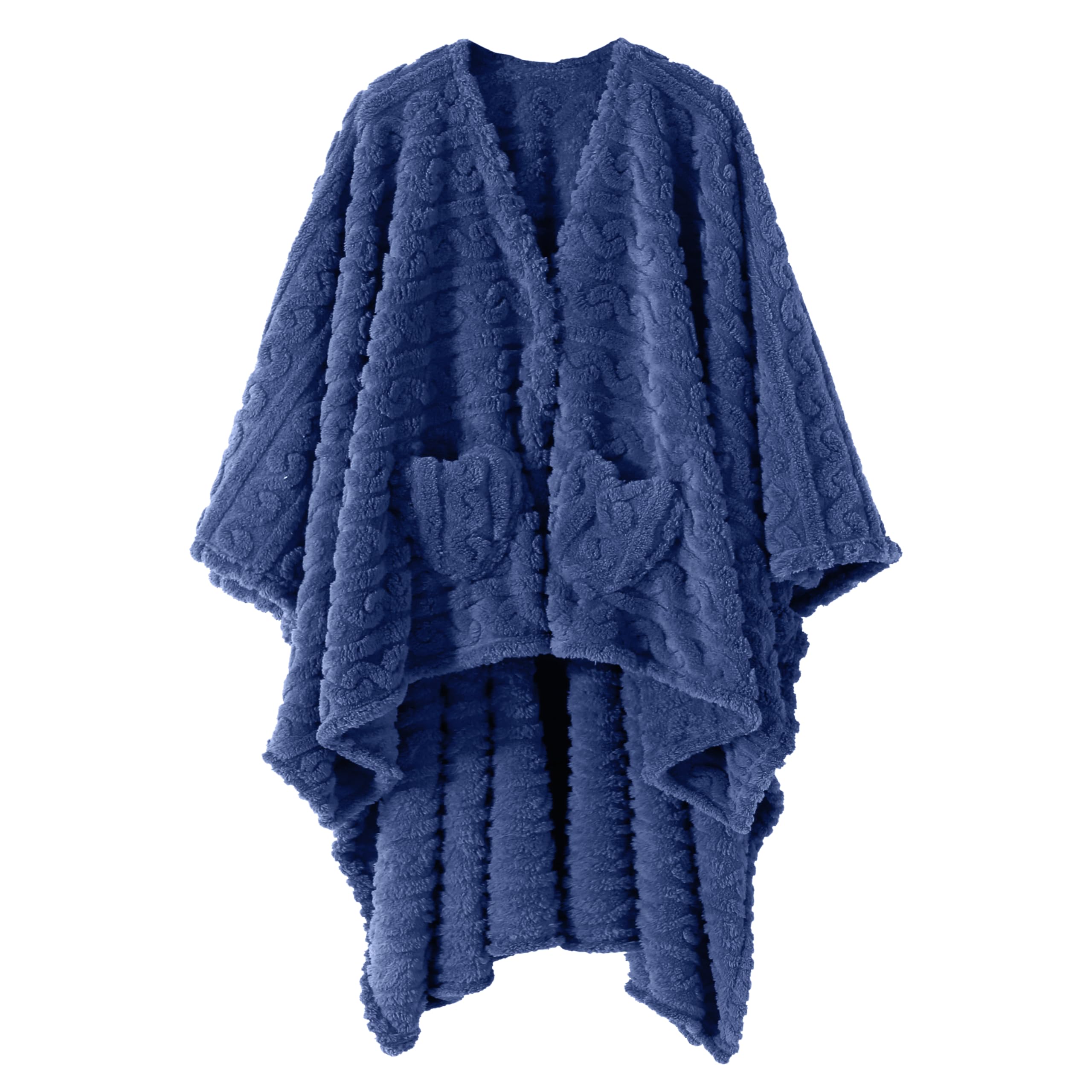 Dgsfmi poncho face avant montrant coupe et confort immédiat
