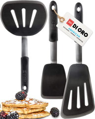 DI ORO vue avant des trois spatules, organisation compacte et gain de place