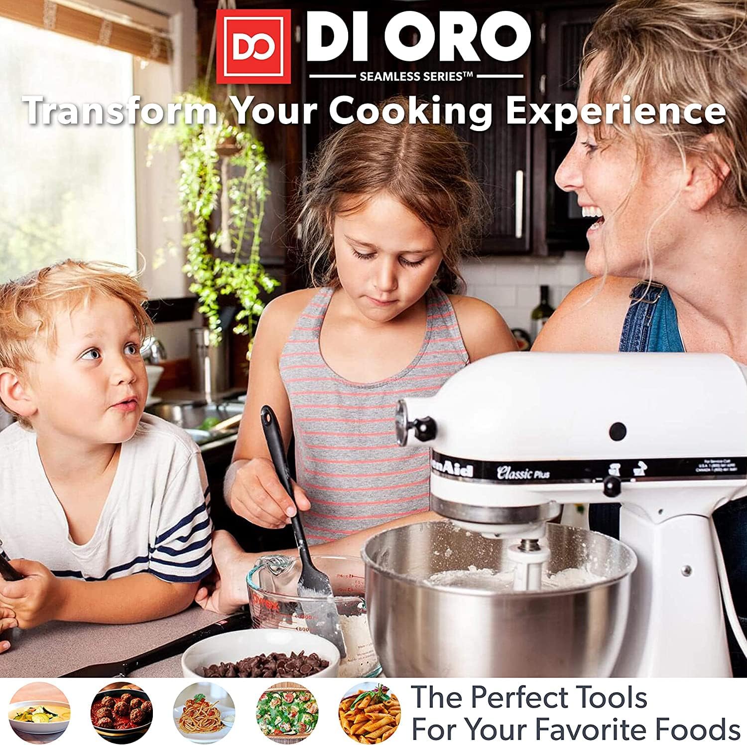 di Oro spatule scrapant bol récupère tout sans abîmer récipients