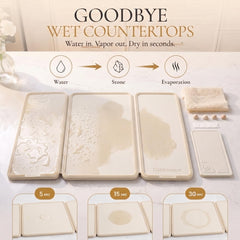 Diatmous tapis pliable rangé aidant à économiser espace cuisine