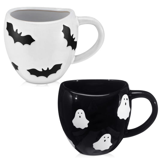Didaey mug face arrière motif chauve-souris visible pour accent saisonnier
