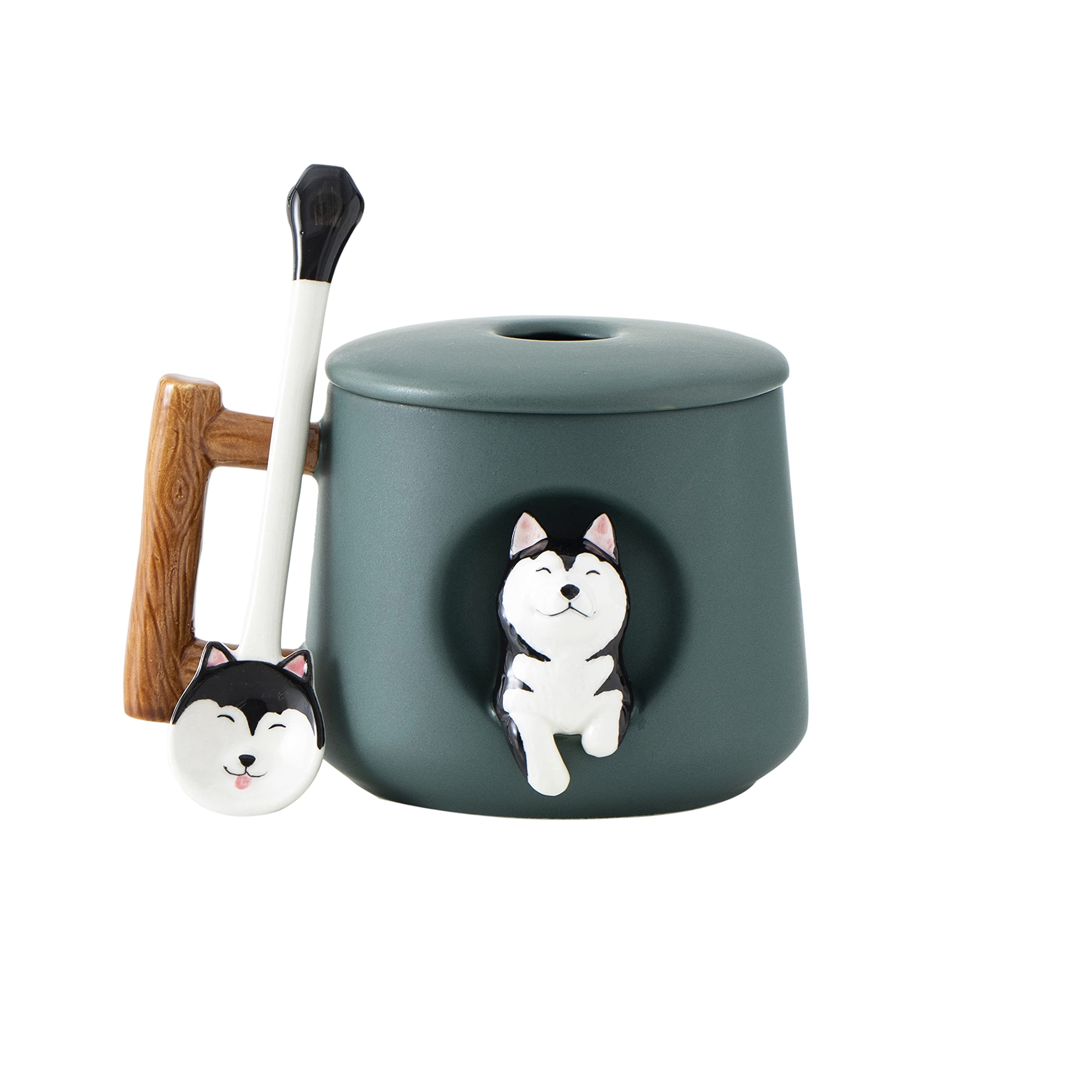 DIHOclub tasse husky face décorative et pratique