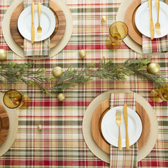 DII nappe installée avec décor automne pour inspiration de table
