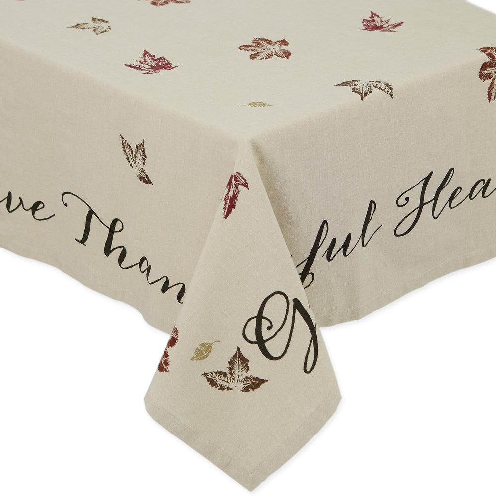 DII nappe recto présentant l'ensemble de la décoration automnale, style chaleureux