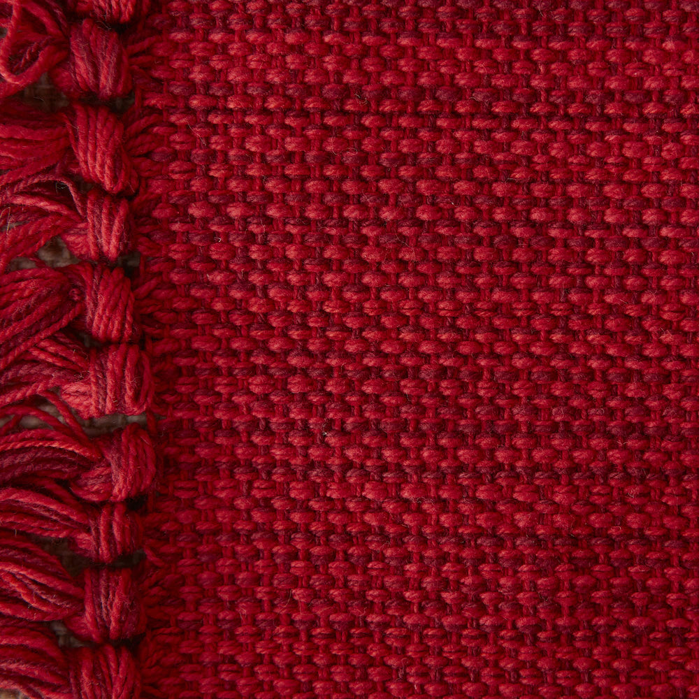 DII Tango Red gros plan du tissage montrant texture et durabilité