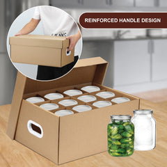 DIICCYO boîte ouverte avec bocaux 32 oz pour rangement sûr