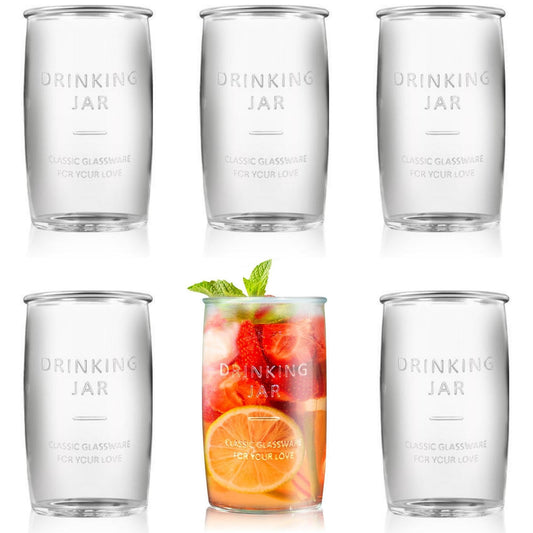 Dingerjar verre 20oz face avant montrant design minimal et capacité