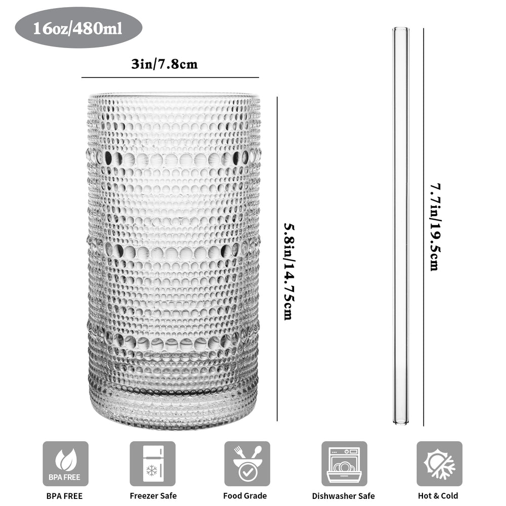 Dingerjar set complet de 12 verres sur table, esthétique conviviale