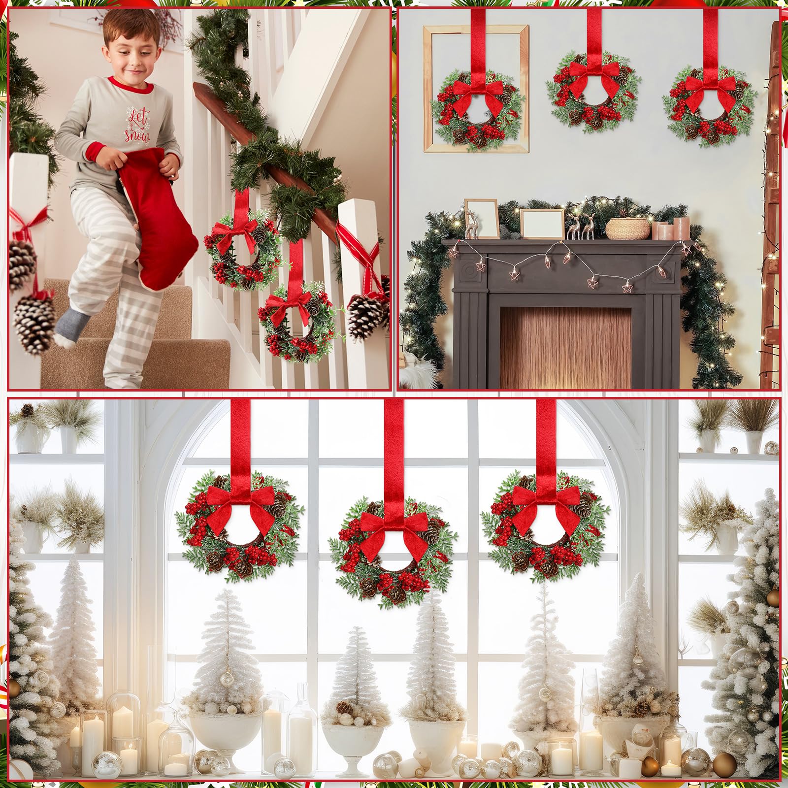 Dingion présentation sur table de Noël, crée une atmosphère coordonnée