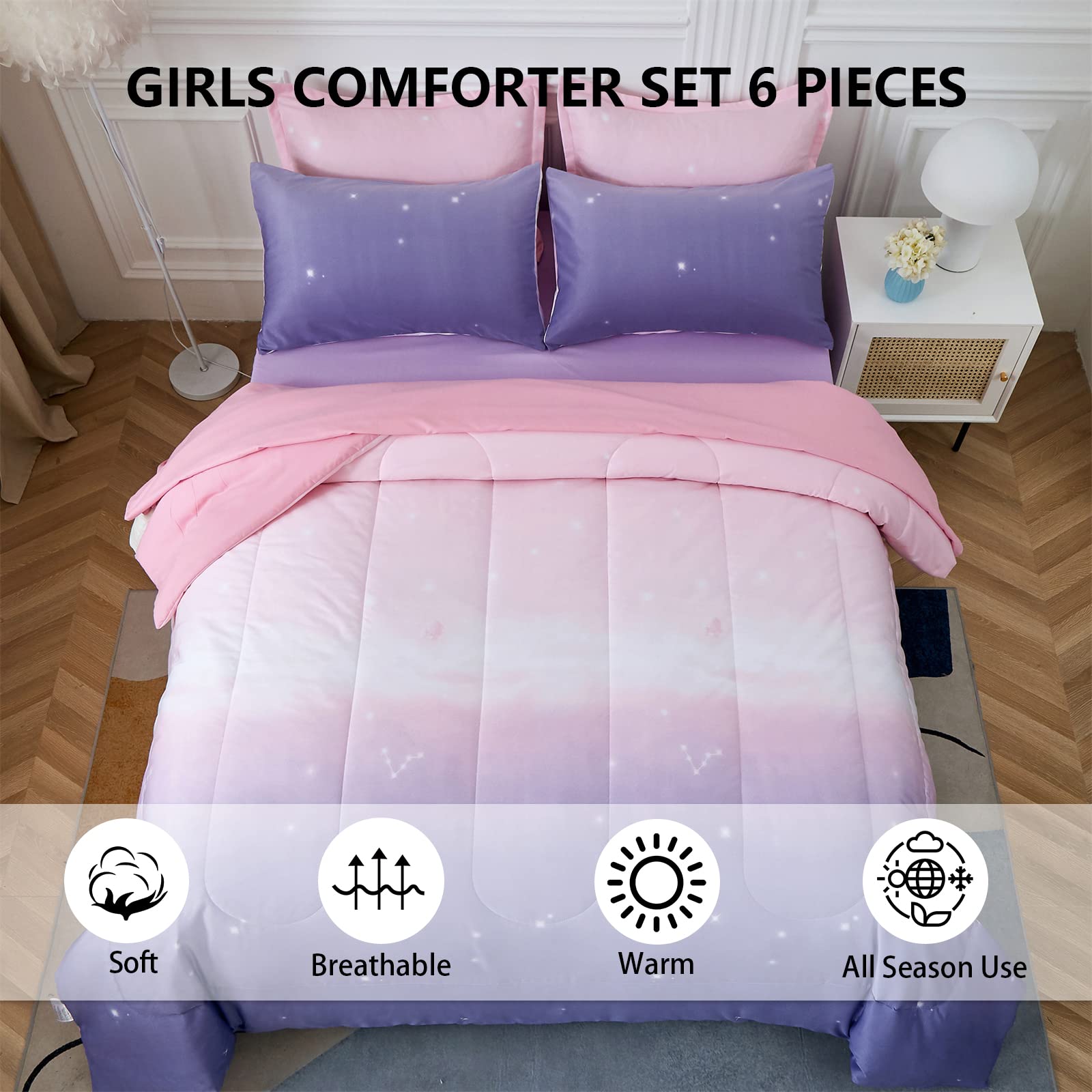 Dinjoy couette posée sur lit d'enfant créant un cadre confortable