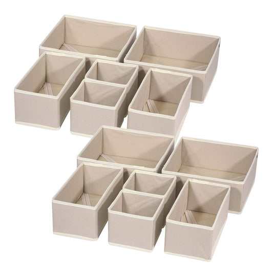 DIOMMELL face avant du lot beige montrant rangement soigné