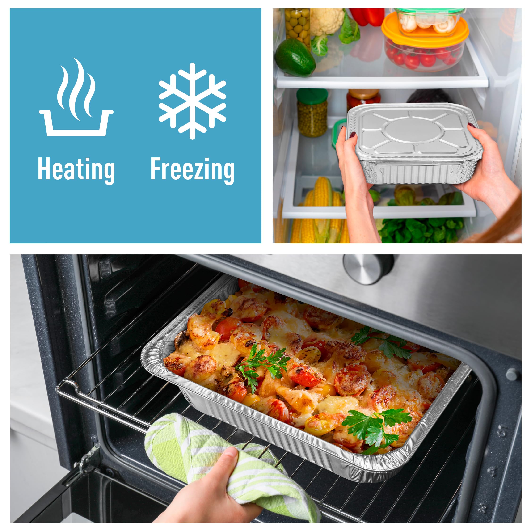 Diplastible barquette en cuisson au four avec gratin, cuisson fiable
