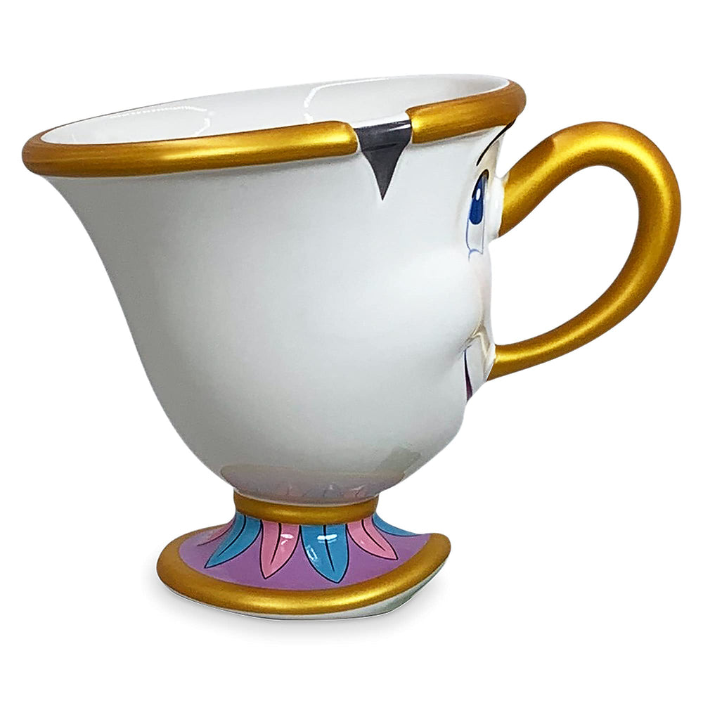 Disney Store mug Chip gros plan profil révélant éclat et texture en relief