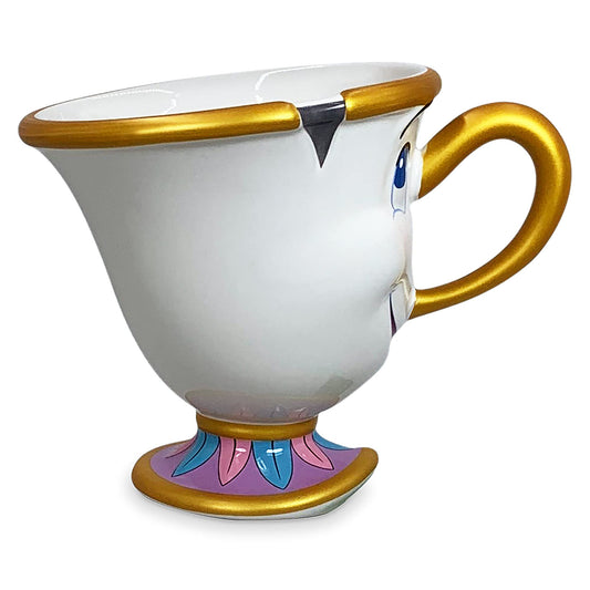 Disney Store mug Chip gros plan profil révélant éclat et texture en relief