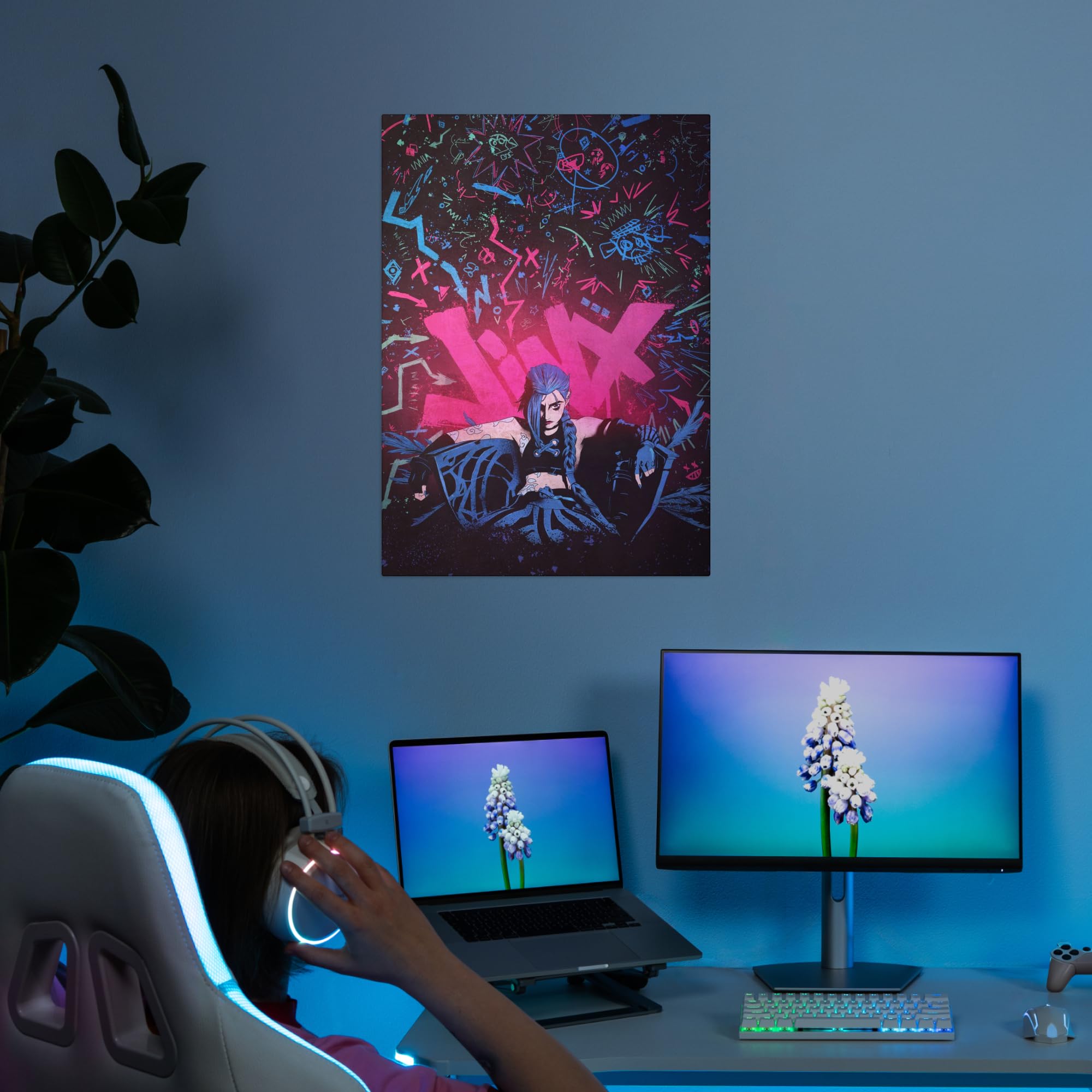 Displate emballage prêt à offrir pour cadeau fans Arcane