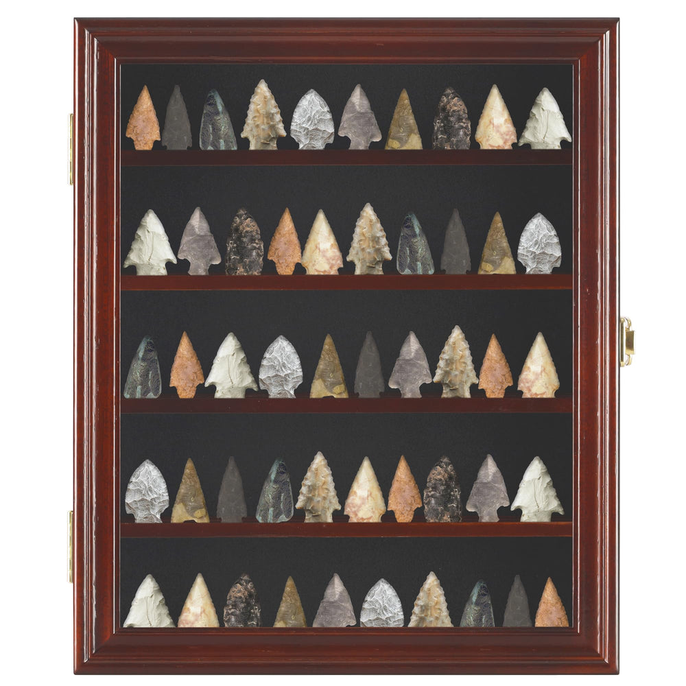 DisplayGifts verre incassable avec protection UV visible, préserve couleurs des pierres
