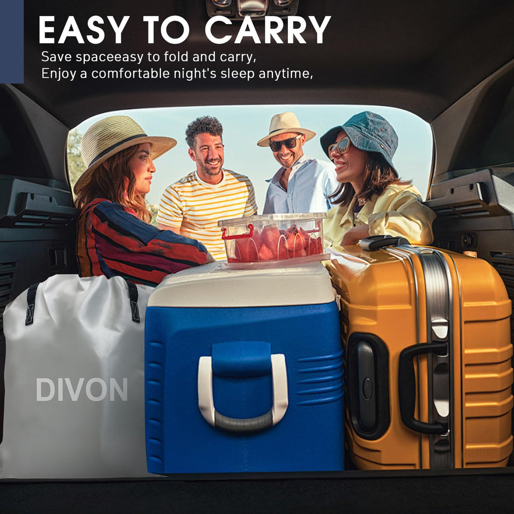 DIVON sac de transport avec matelas compact pour rangement pratique
