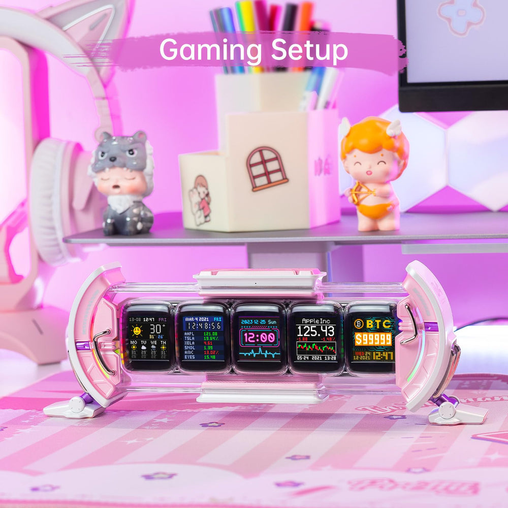 Divoom Times Gate appli Divoom sur smartphone en configuration, personnalise affichages